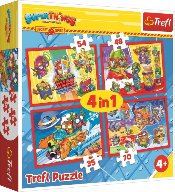 Trefl puzzle szuper dolgok titkos kémek