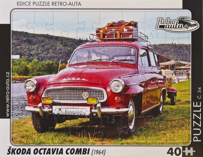 Retro autók kirakós Škoda Octavia Combi