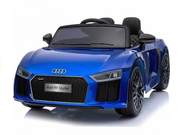 Audi R8 Spyder kék akkumulátoros autó gyerekeknek