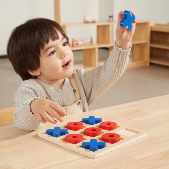 Viga Fa Klasszikus Tic-Tac-Toe Játék