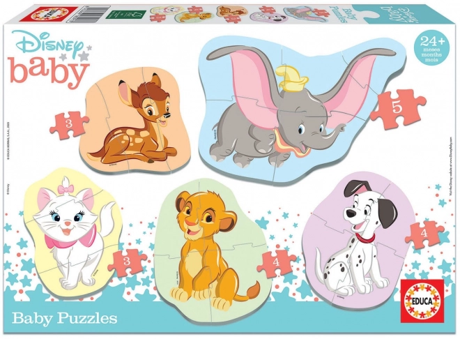 Disney Állatos Baby Puzzle