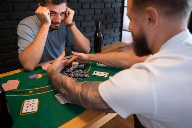 Poker és Blackjack készlet 500 zsetonnal és játéktáblával