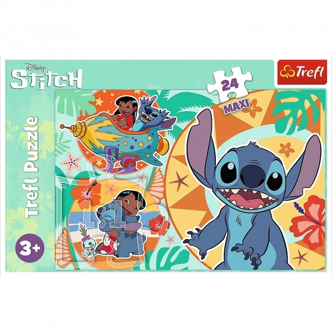 Lilo és Stitch - Vidám nap maxi kirakó