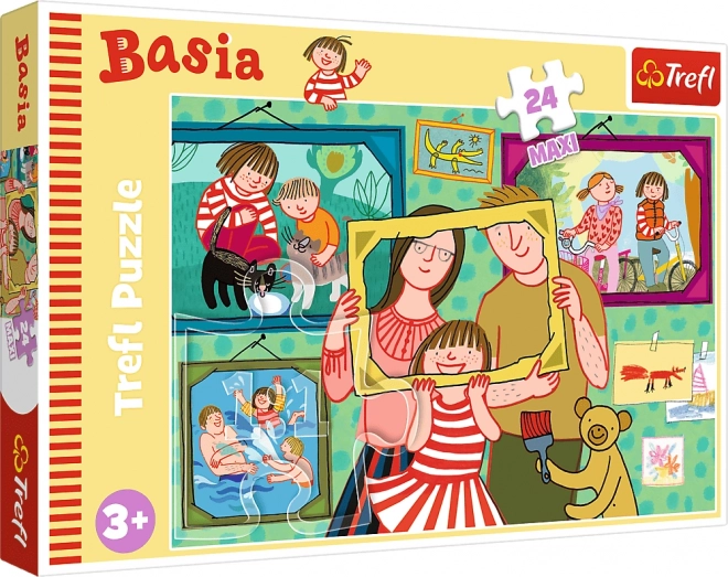 Trefl puzzle Basia és a napja maxi 24 darabos