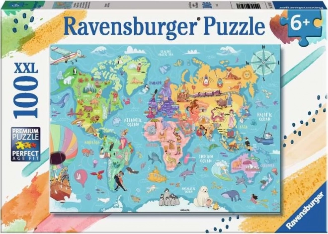 Ravensburger XXL világ térkép puzzle