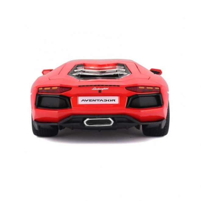 Bburago Lamborghini Aventador LP700-4 fém autó 1:18 méretarányban, narancssárga