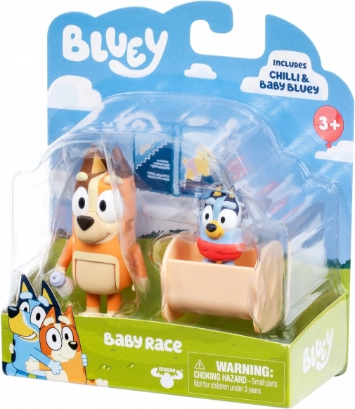 Bluey figurák készlet 2db Bébi Bluey és Chilli