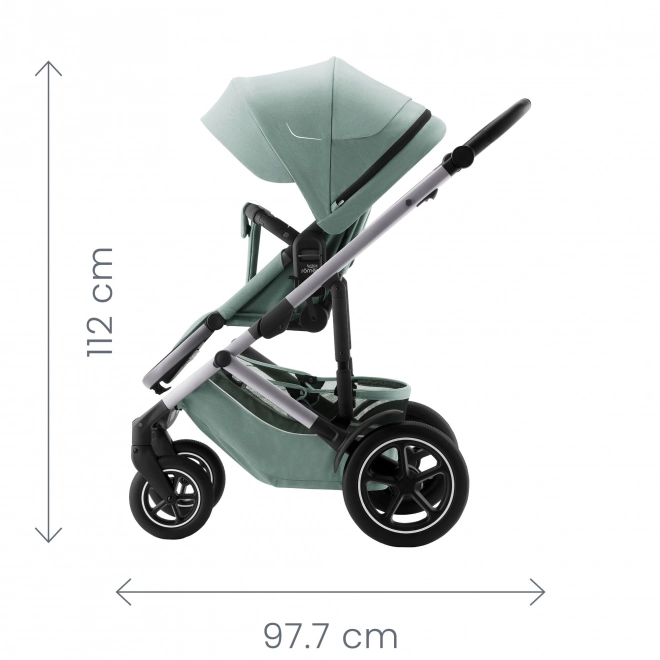 Kombinált babakocsi szett - Smile 5Z + Baby-Safe PRO autósülés + Vario Base 5Z, Dusty Rose