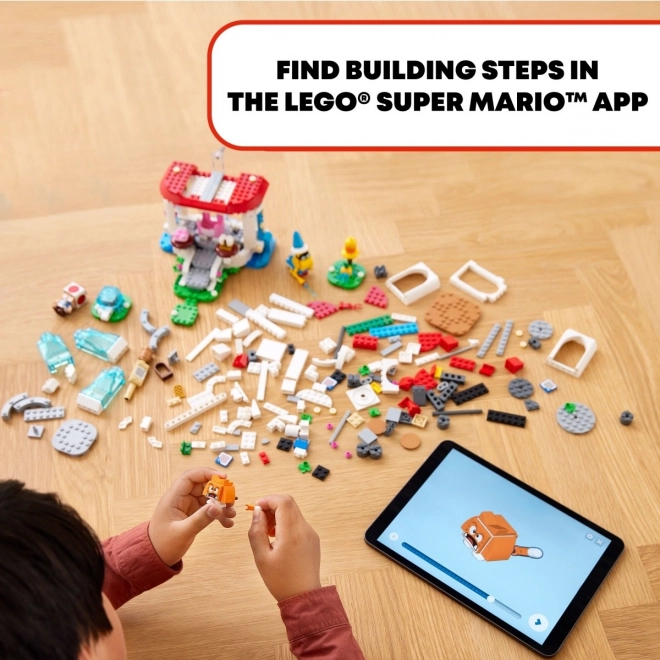 Lego Super Mario - Peach cica és a jégtorony kiegészítő készlet