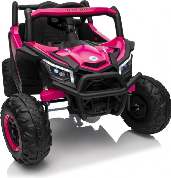 Gyermek elektromos autó Buggy Madman UTV-MX rózsaszín