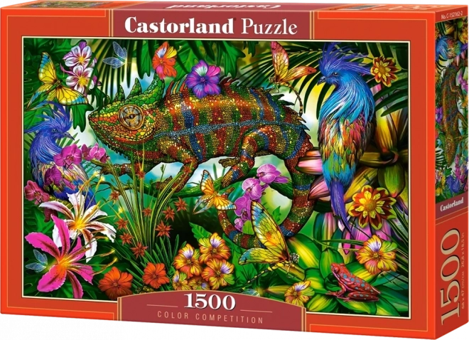 Castorland színes kaméleon puzzle 1500 darabos