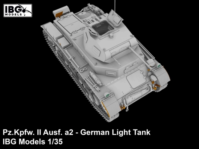 Német könnyű tank modell 1:35