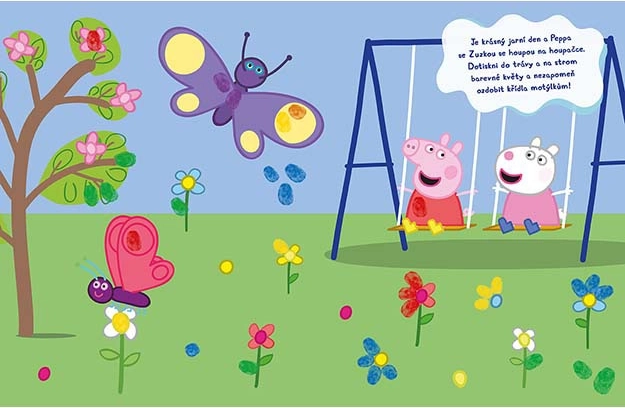 Peppa malac színes ujjacskái