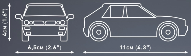 Lancia Delta HF Építőmodell