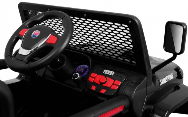 Elektromos kisautó Jeep Raptor 4x4 fekete