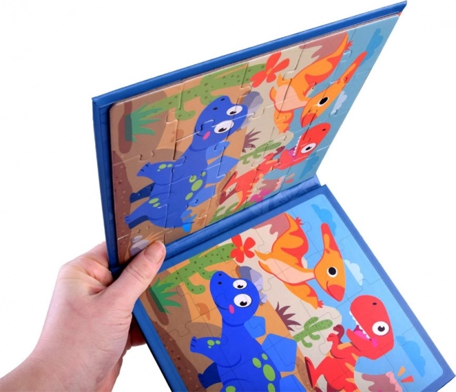 Két színes dinoszauruszos kép