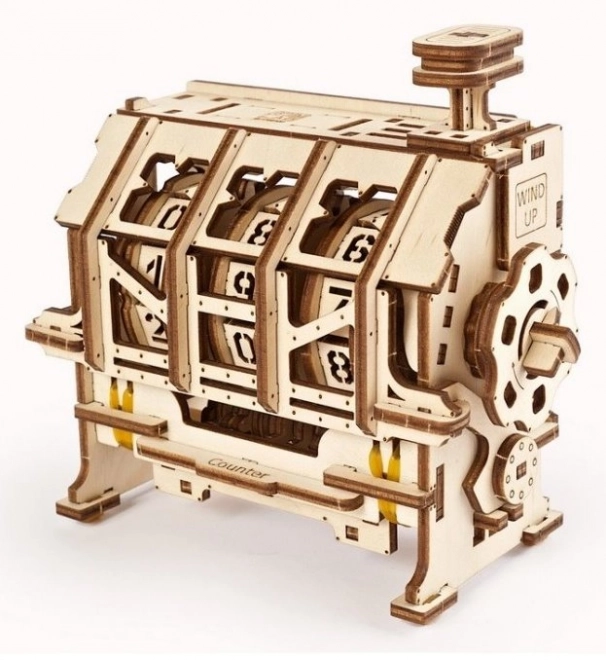 Ugears fából készült 3D mechanikus puzzle STEM számláló