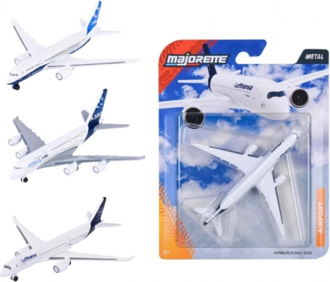 fém repülőgép 11 cm – gyermek repülőgépmodell, 3 féle