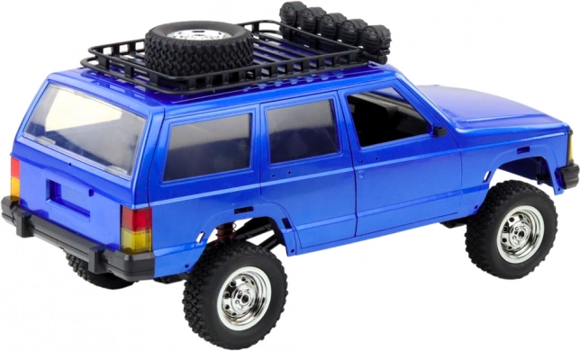 RC versenyautó 4x4 MN78 kék 1:12