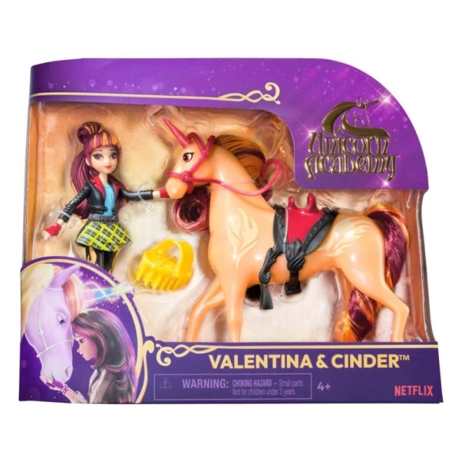 Unicorn Academy Valentina és Cinder figurák 11 cm