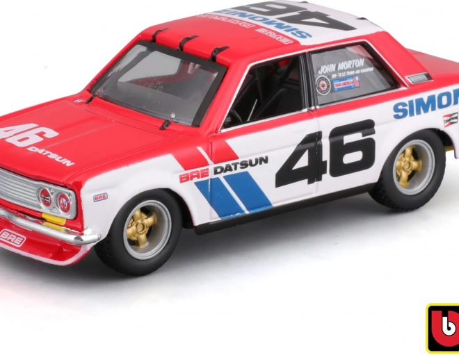 Bburago Racing BRE Datsun 510 fém autómodell