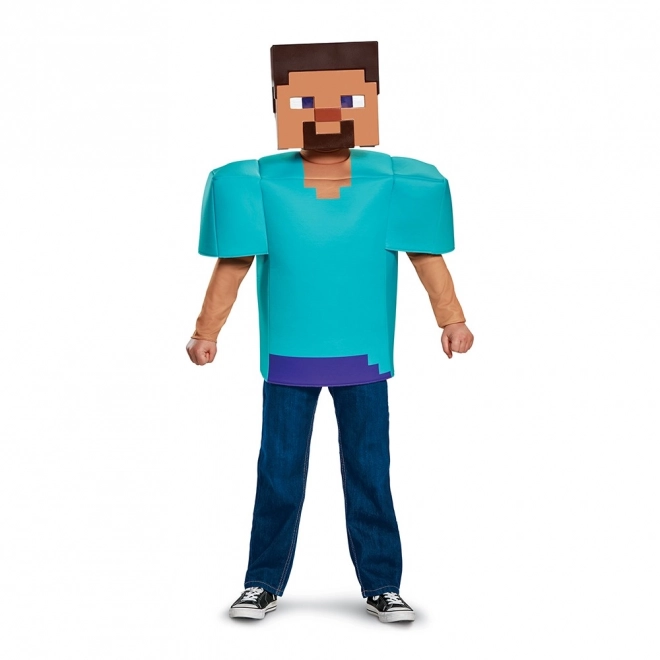 Minecraft Steve jelmez gyerekeknek