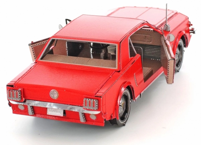 Metal Earth 3D puzzle Ford Mustang 1965 piros