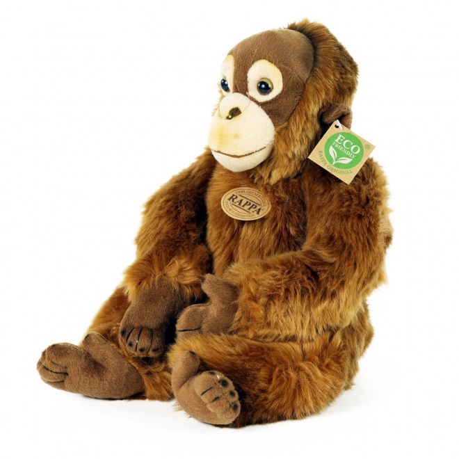 Eco-barát narancssárga plüss orangután 27 cm