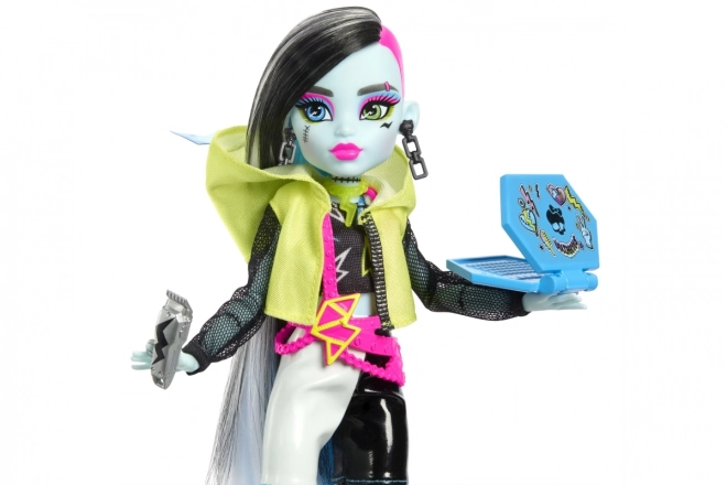 Monster High Skullimate titkok neon baba - Frankie