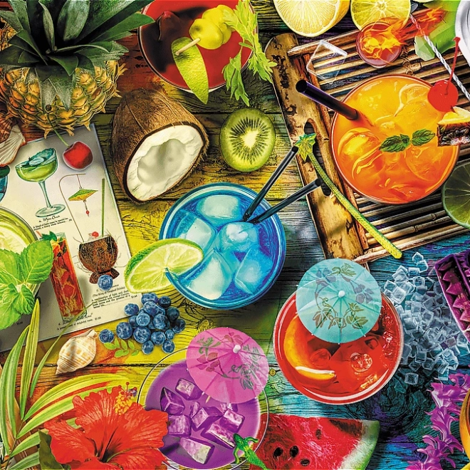 TREFL Fa puzzle Színes koktélok 501 darab