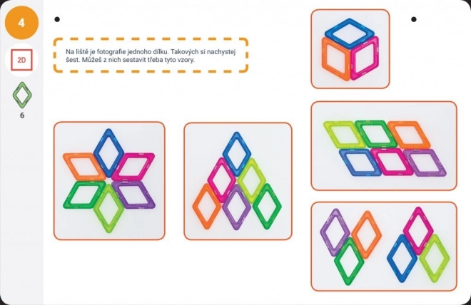 Magformers geometriai oktatódoboz 2. – Sík és tér