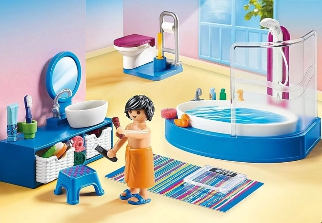 Fürdőszoba káddal Playmobil Babaház