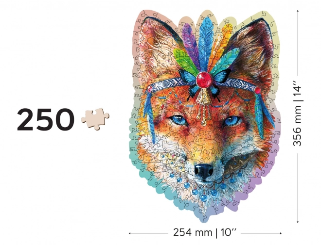 Mystikus Róka Fa Puzzle 250 darab