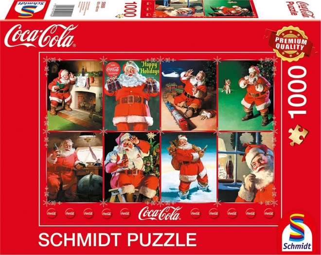 Coca Cola Mikulás puzzle - 1000 darabos