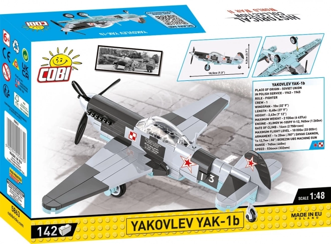 Cobi Yakovlev Yak-1b építőkészlet