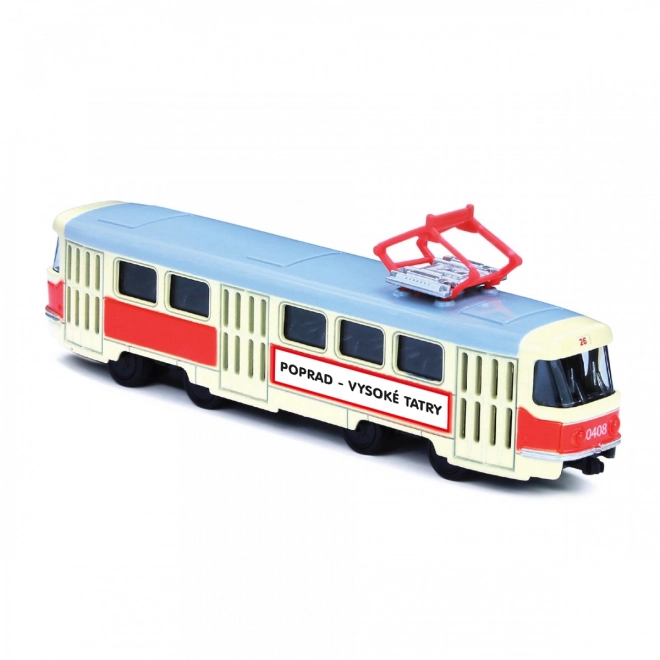 Kov retro villamos Poprad 16 cm
