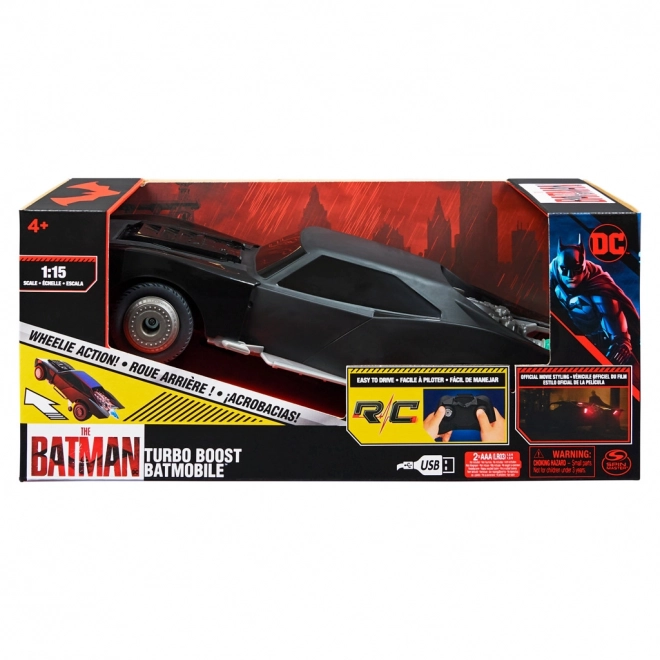 Rc Batman film batmobil hátsókeréken hajtva