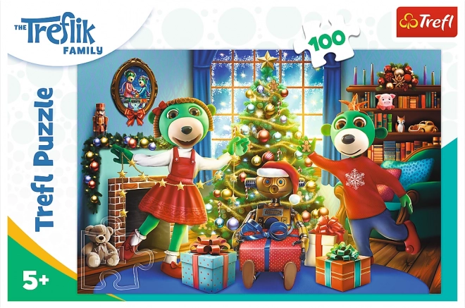 Téli Treflikek puzzle 100 darabos