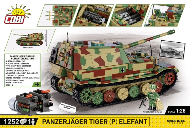 Cobi Elefant tankvadász makett