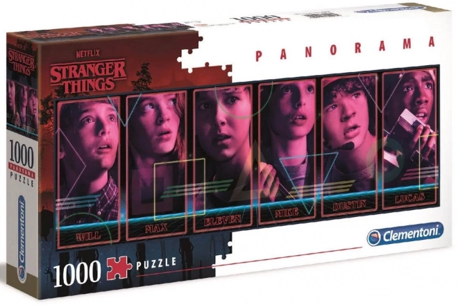 Clementoni panoráma puzzle Stranger Things 1000 darab