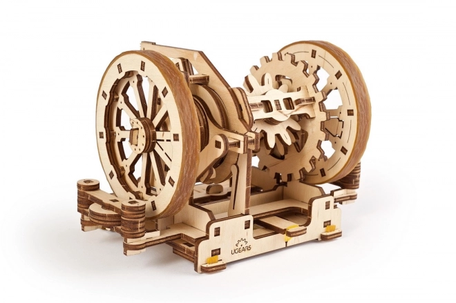 Ugears 3D fa mechanikus puzzle STEM oktatási differenciálmű