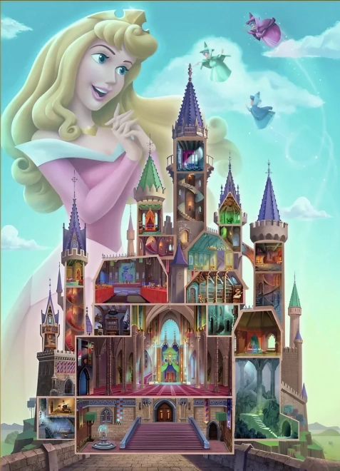 Ravensburger Disney Aurora kastély 1000 darabos puzzle