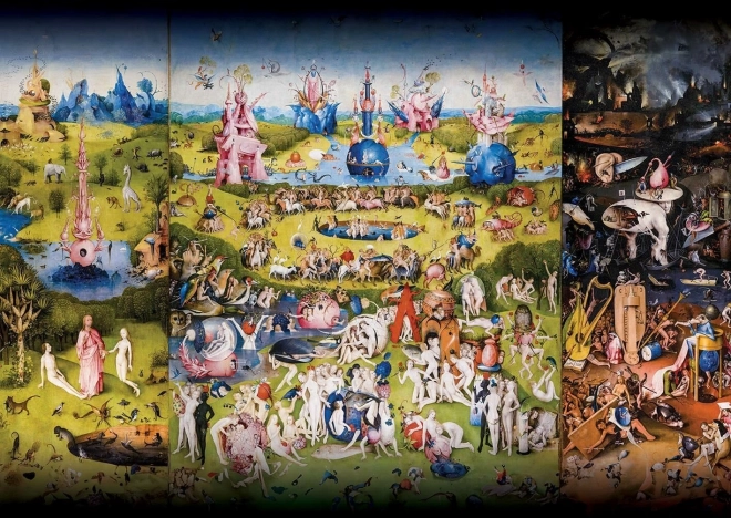 Múzeum sorozat: A földi gyönyörök kertje puzzle 2000 darabos