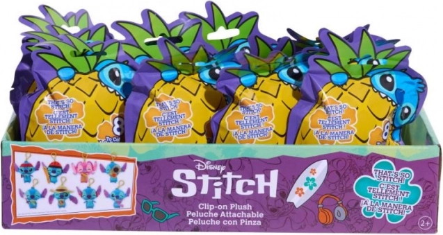 Stitch plüss klippszel (véletlenszerű kiválasztás)