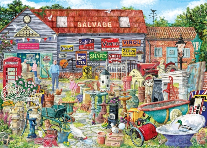 Puzzles - Kincsek a udvarban, 1000 darabos