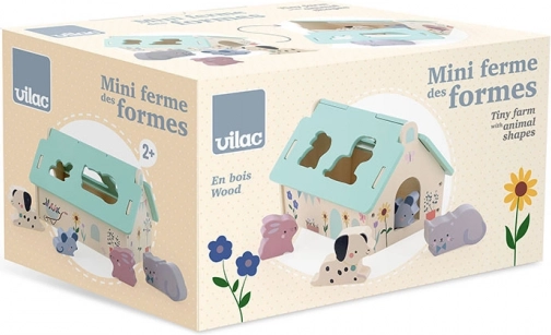 Vilac fa puzzle házikó állatoknak