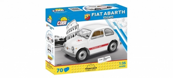 Fiat Abarth 595 autómodell építőkészlet - 1965