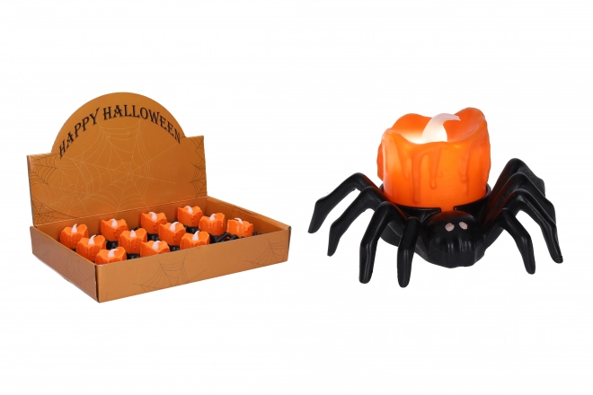 Halloween dekoráció világító pók