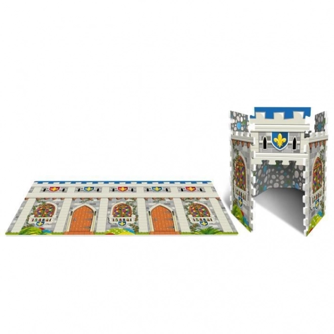 3D habszivacs padló puzzle kastély