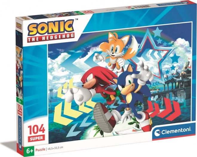 Sonic - Színes Puzzle 104 Darab